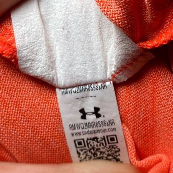 Bright Orange Under Armour Workout Shirt - Size XL - Picture 9 of 11